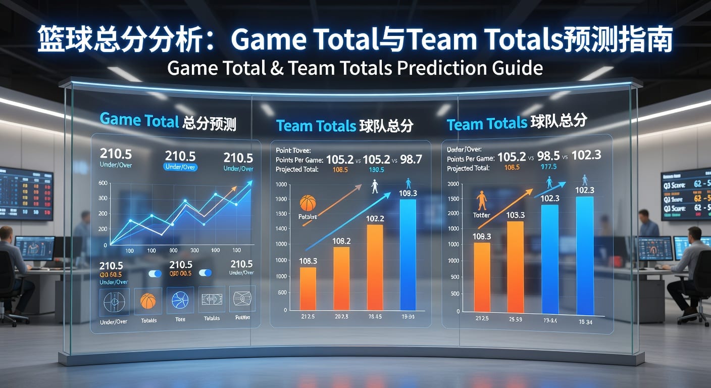 篮球总分 game total team totals 盘口判断与实战技巧